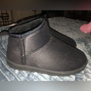 Black Suede Ankle Booties